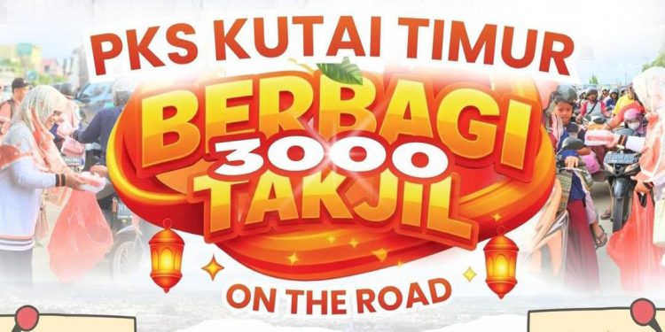 Berbagi Takjil Ramadan, 3.000 Paket Takjil Gratis dari PKS Kutim