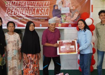 LAZ Swara dan YSH Rayakan Kemerdekaan RI dengan Lansia Kutim